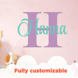 Pegatinas Personalizadas Nombre e Inicial - Decoración Infantil