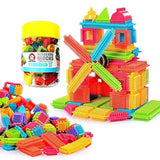 Juego de 100 bloques de construcción con forma de cerdas