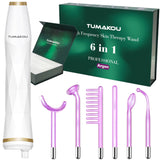 Máquina facial de alta frecuencia portátil con 6 tubos