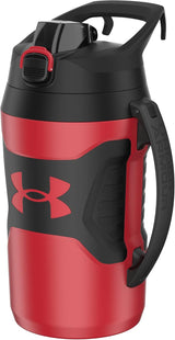 Under Armour, Playmaker Jug - Botella deportiva de agua con asa, aislamiento de espuma y resistente a fugas, 64 onzas y 32 onzas