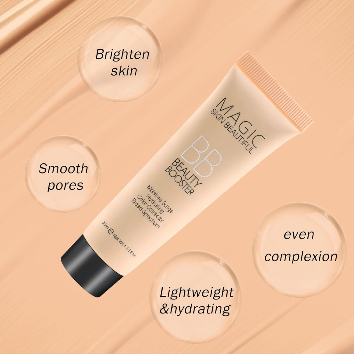 Cuidado Facial Crema hidratante B, base y corrector
