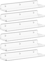Estantes flotantes Lifewit, 6 pack 15 acrílico para decoración