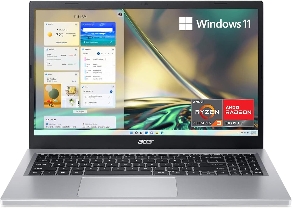 Portátil delgado, pantalla IPS Full HD de 15,6 pulgadas
