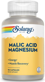Ácido Málico con Magnesio Solaray | 90 Cápsulas