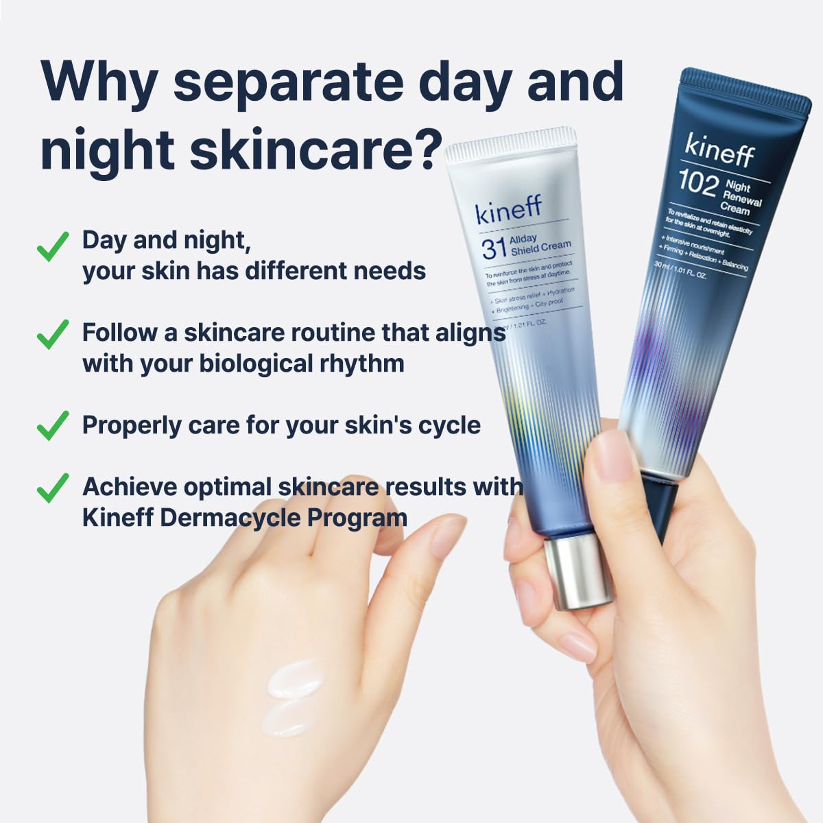 Programa Dermacycle Crema Día y Noche Centella y Niacinamida