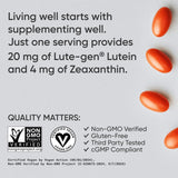 Suplemento de Luteína y Zeaxantina - Sports Research® 30 Veggie