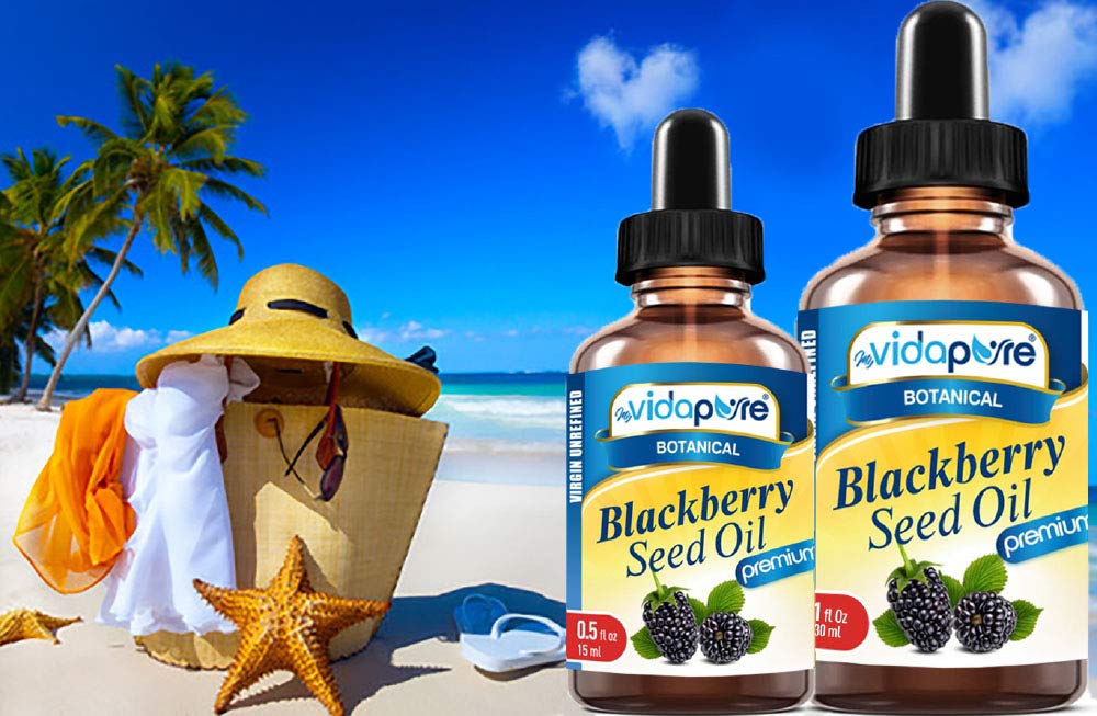 Aceite de Semilla de Mora Virgen Puro para Cara Cuerpo