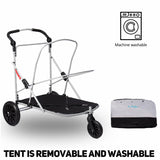 Carrito para Perros Grandes, Plegable, Soporta hasta 100 LBS