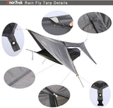 Hamaca Doble con Mosquitera y Lona Impermeable, Modelo 230T