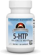 Suplemento 5-HTP 200 mg Source Naturals, No GMO - 30 Cápsulas