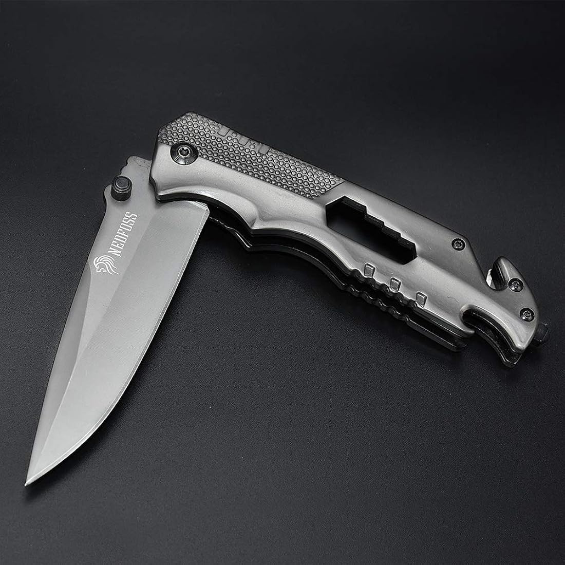 Cuchillo de bolsillo para hombres multiherramienta 5 en 1