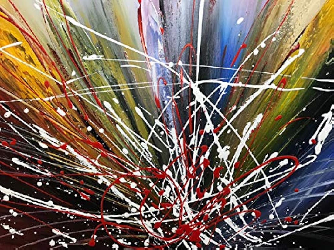 Tiancheng Art, arte abstracto moderno, pintado a mano, pintura al óleo, arte de pared para sala de estar y dormitorio