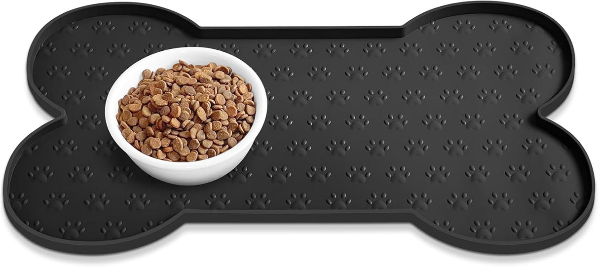 Alfombrilla Antideslizante para Comedero de Perros y Gatos