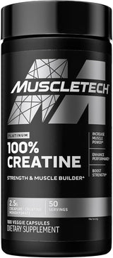 Píldoras de Creatina Monohidratada MuscleTech 100 Cápsulas