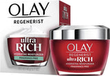 2 Cremas hidratantes faciales sin fragancia Ultra Rich