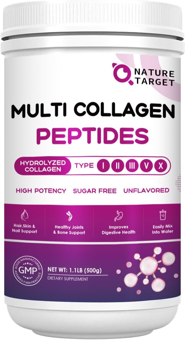 NATURE TARGET Polvo de péptidos de colágeno múltiple