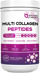 NATURE TARGET Polvo de péptidos de colágeno múltiple