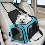 Transportador grande para mascotas Henkelion, suave y colapsable