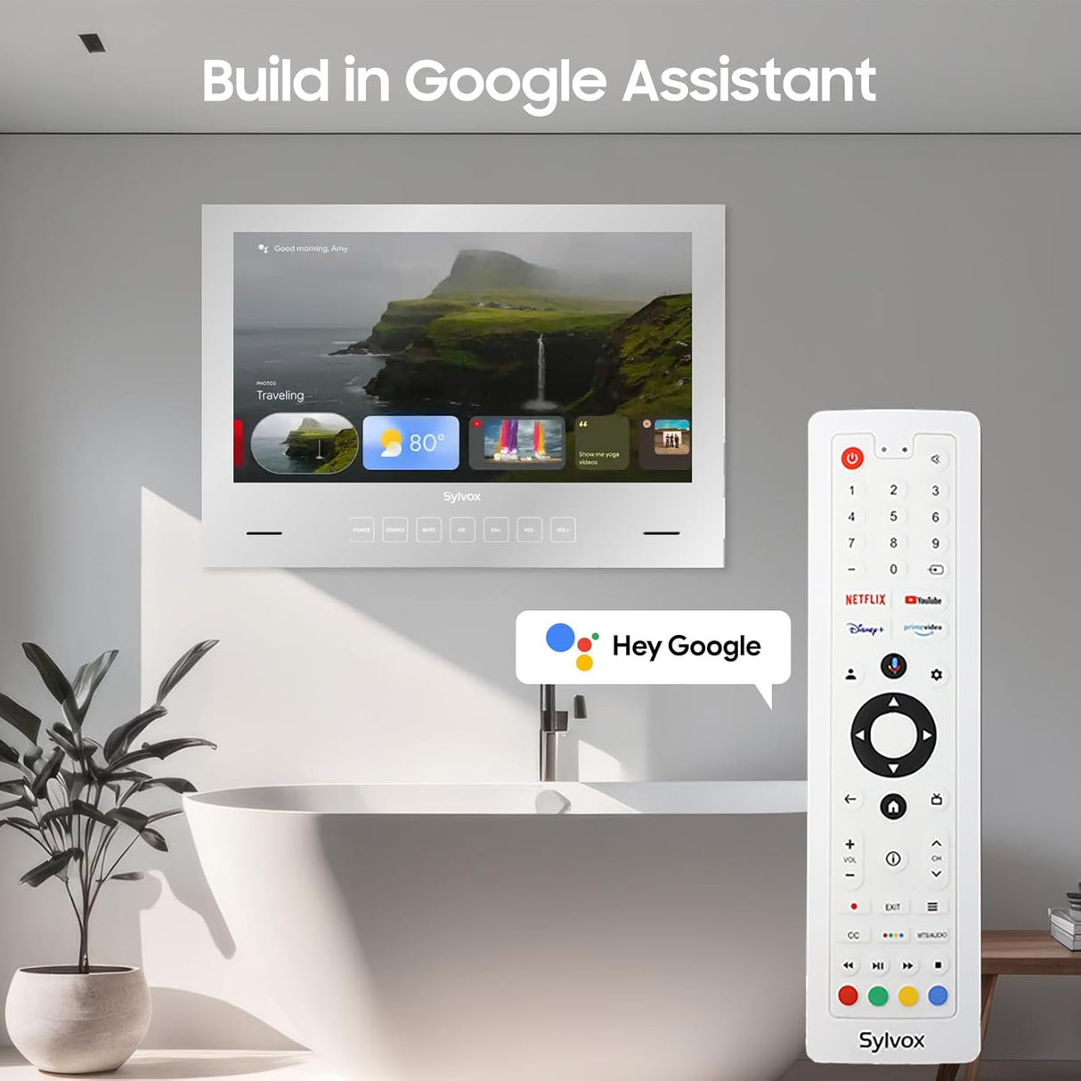 Televisor Espejo SYLVOX 32, 1080P, IP66, Smart TV, NTSC/ATSC