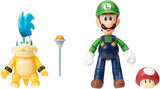 Figura de acción 4 Super Mario - Luigi vs. Larry Koopa