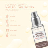 Suero Facial con Retinol y Vitamina E, Anti-edad e Hidratante