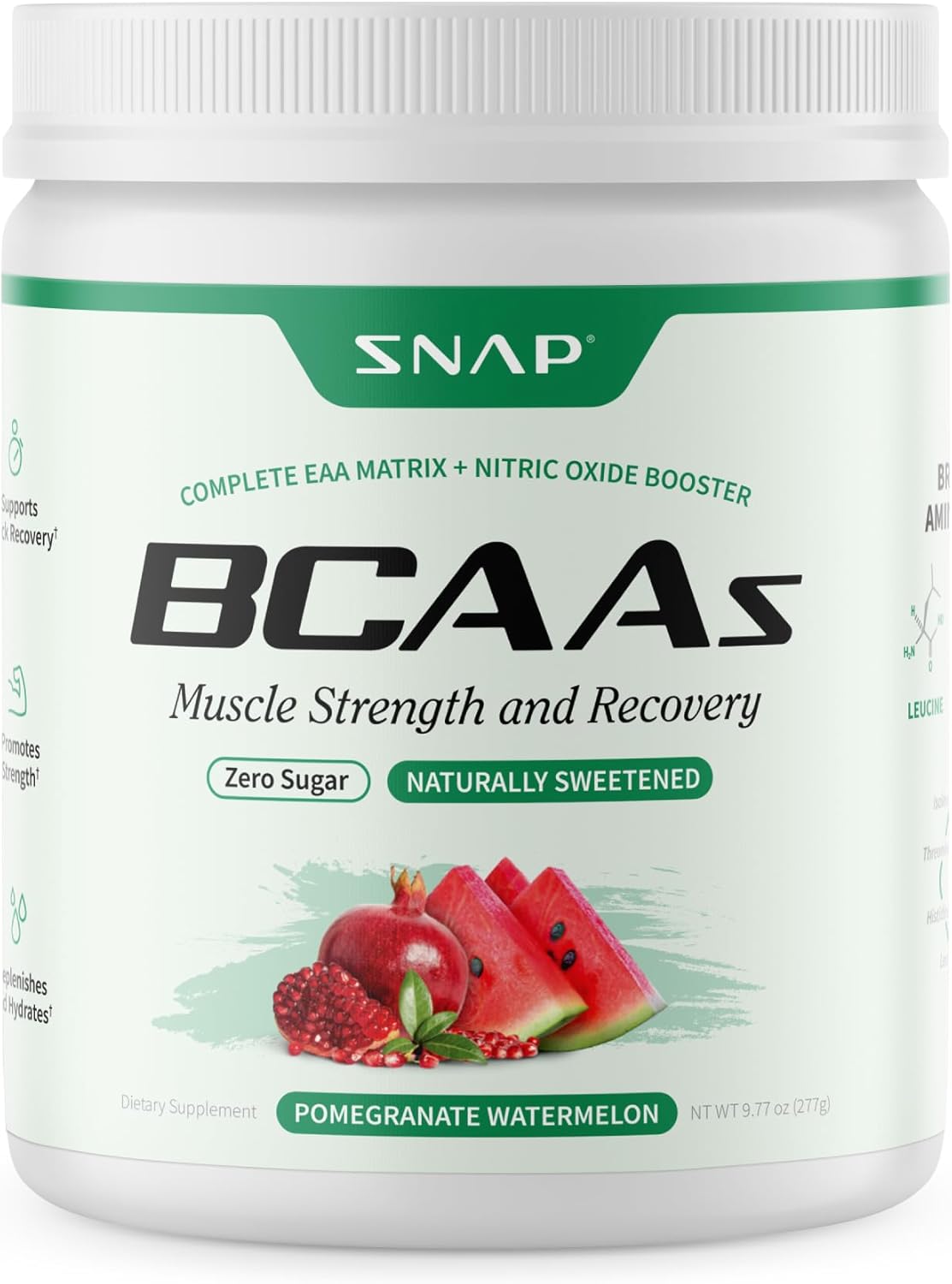 Suplemento BCAA Snap - Energía y Recuperación - 30 Porciones