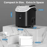 Máquina de Hielo Nugget, 35.5 lbs/24hrs, Autolimpiante, Modelo X