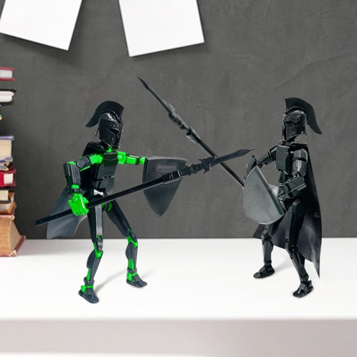 Figura de Acción Guerrero Espartano T13, Robot Móvil 3D