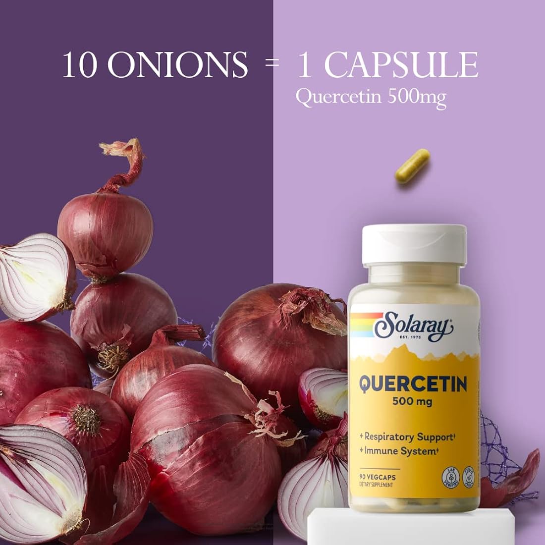 Complejo Vitamina C por Solaray  120 Cápsulas