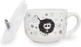 Tazón de Cerámica Disney Jack Skellington con Tapa Ventilada