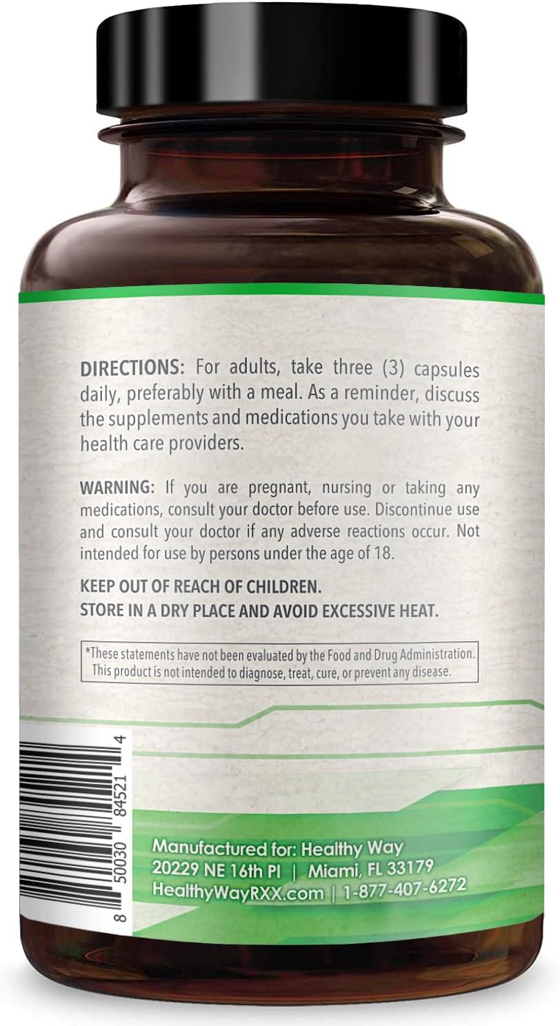 Suplemento Healthy Way SAM-e - S-adenosil metionina 1500 mg