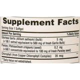 Suplementos Puritans Pride Ajo y perejil sin olor 250und