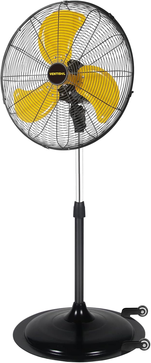 Ventilador de Pedestal VENTISOL 20 4,850CFM Oscilante 3 Velocidades