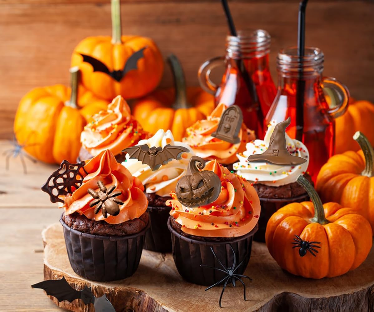 Moldes de Silicona Halloween 4 Pack para Galletas y Dulces