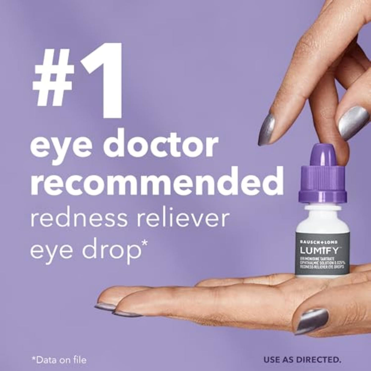 Gotas para ojos LUMIFY, alivio en 0.08 oz (2.5 ml)