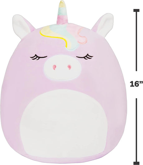 Peluches  Squishmallow Silvia The Purple Unicorn 16