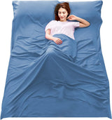 Saco de dormir para camping azul