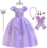 Disfraz de Princesa Sofia para Niñas con Accesorios y Detalles