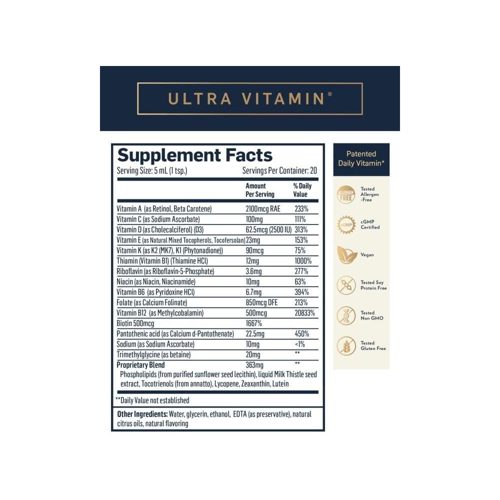 Suplementos Liposomal Ultra  vitamina D3  vitamina C, E + K