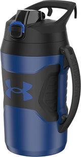 Under Armour, Playmaker Jug - Botella deportiva de agua con asa, aislamiento de espuma y resistente a fugas, 64 onzas y 32 onzas