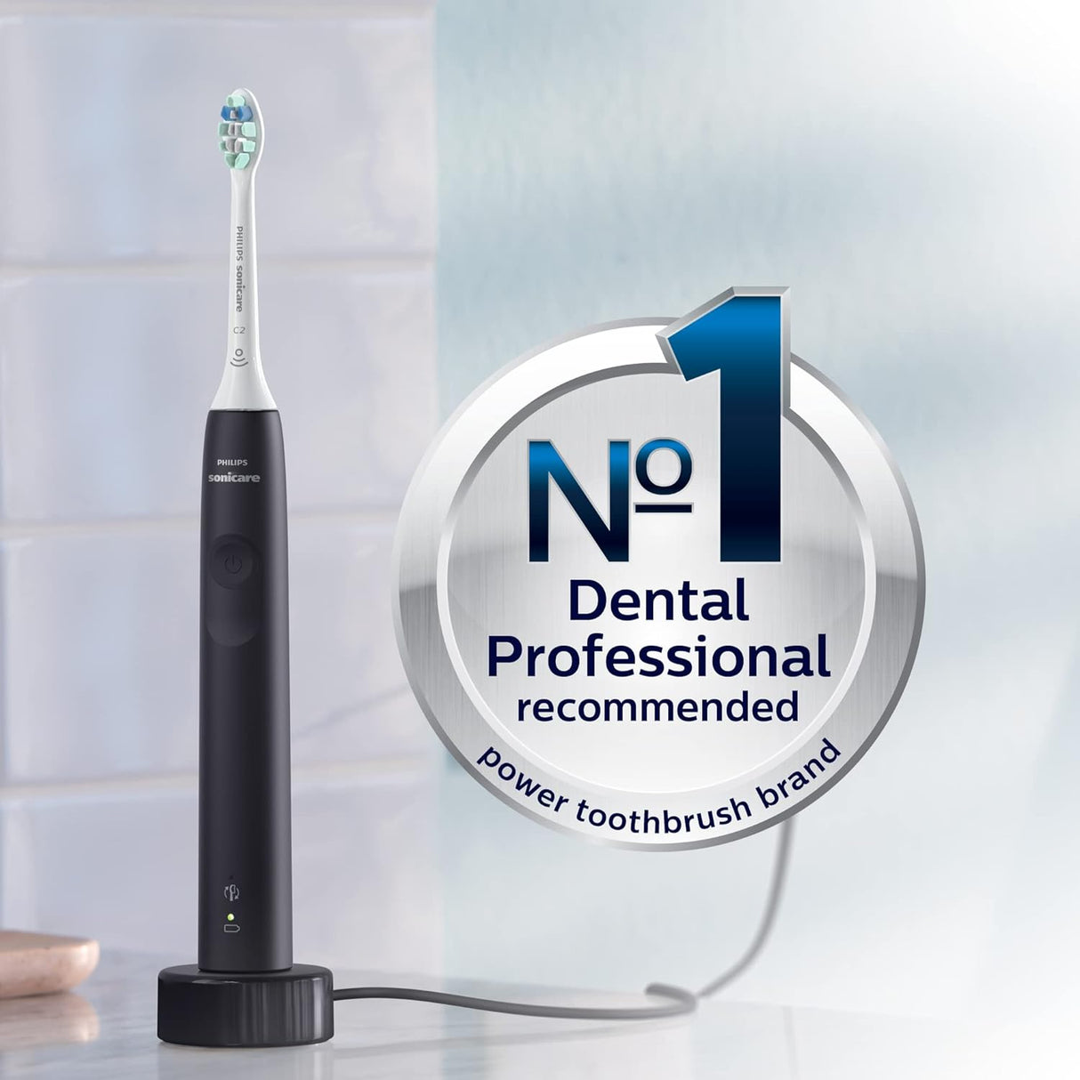 Cepillo de dientes eléctrico recargable con sensor de presión HX3681/24