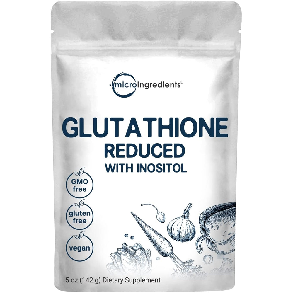 Suplemento polvo reducido  de glutatión con inositol 5 onzas