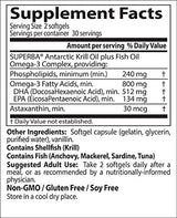 Omega 3s con SUPERBA Krill 60 cápsulas blandas