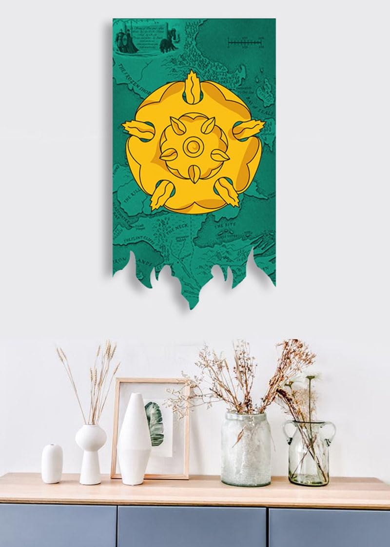 Decoraciones cumpleaños GoT  Bandera Tully 100X65CM