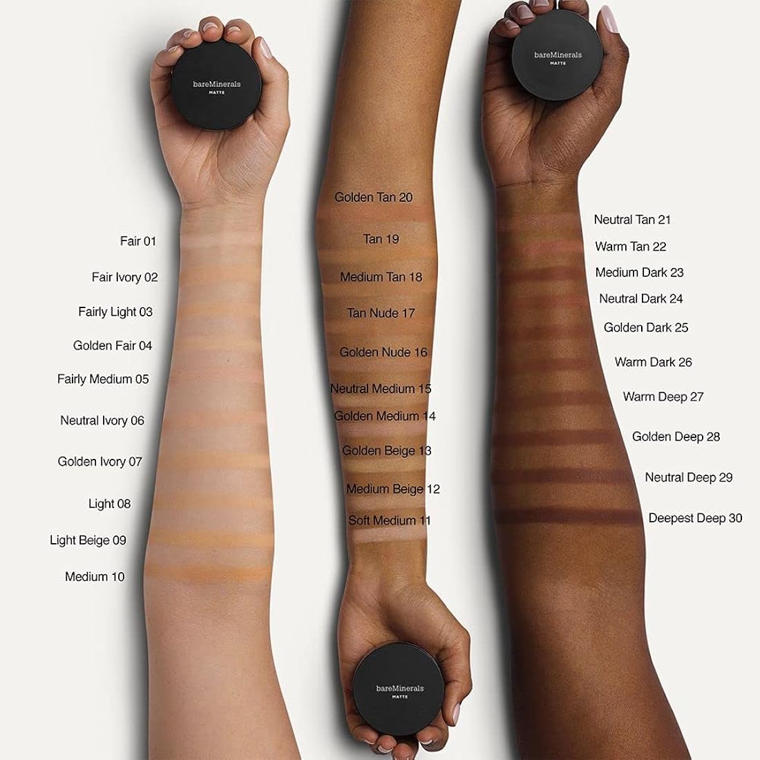 Base de maquillaje bareMinerals en polvo suelto SPF 15