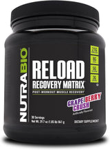 NutraBio Reload Suplemento de Recuperación Muscular 30 Serv.