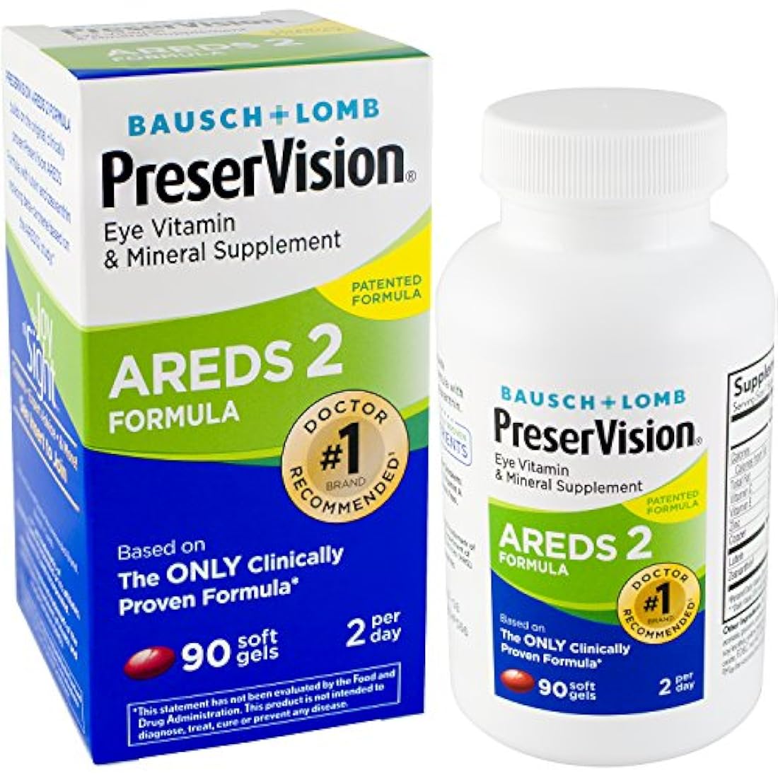 PreserVision AREDS 2 Para la Vista  90 cápsulas