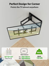 Soporte de pared USX para TV 42-90 40 extensión XML035