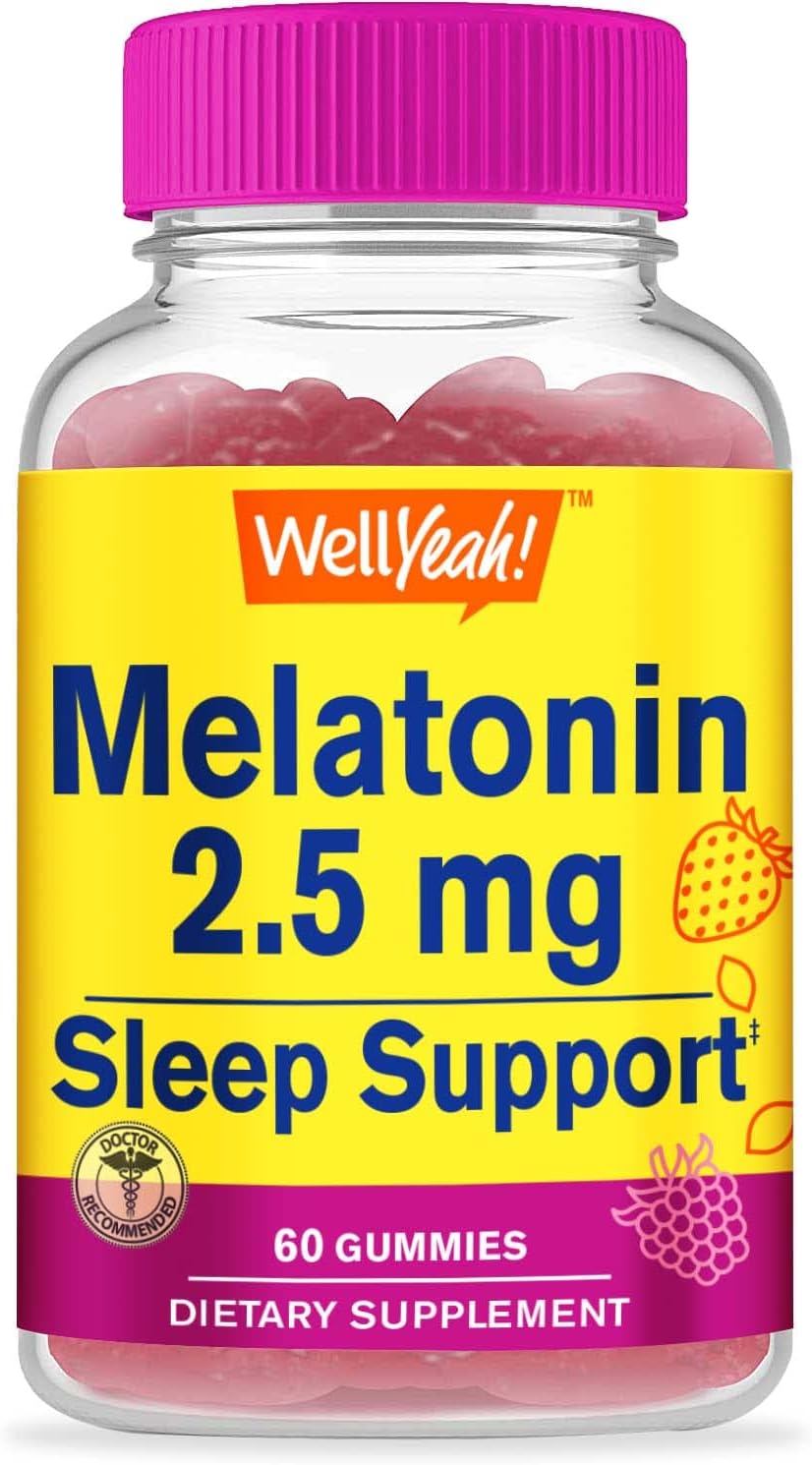 Gomita apoyo del sueño sin medicamentos de 2.5 mg 60 días