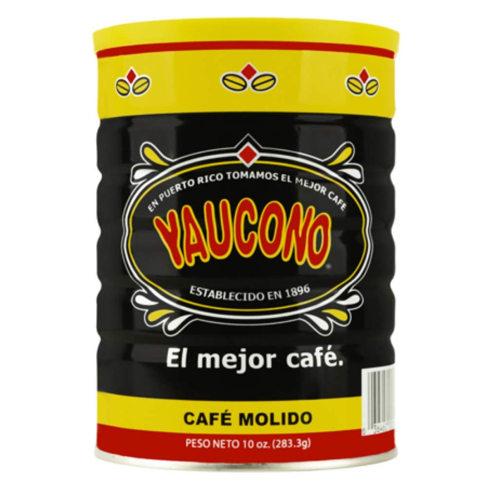 Café Yaucono Molido, Arábica, Tostado Medio, 10 oz, Puerto Rico